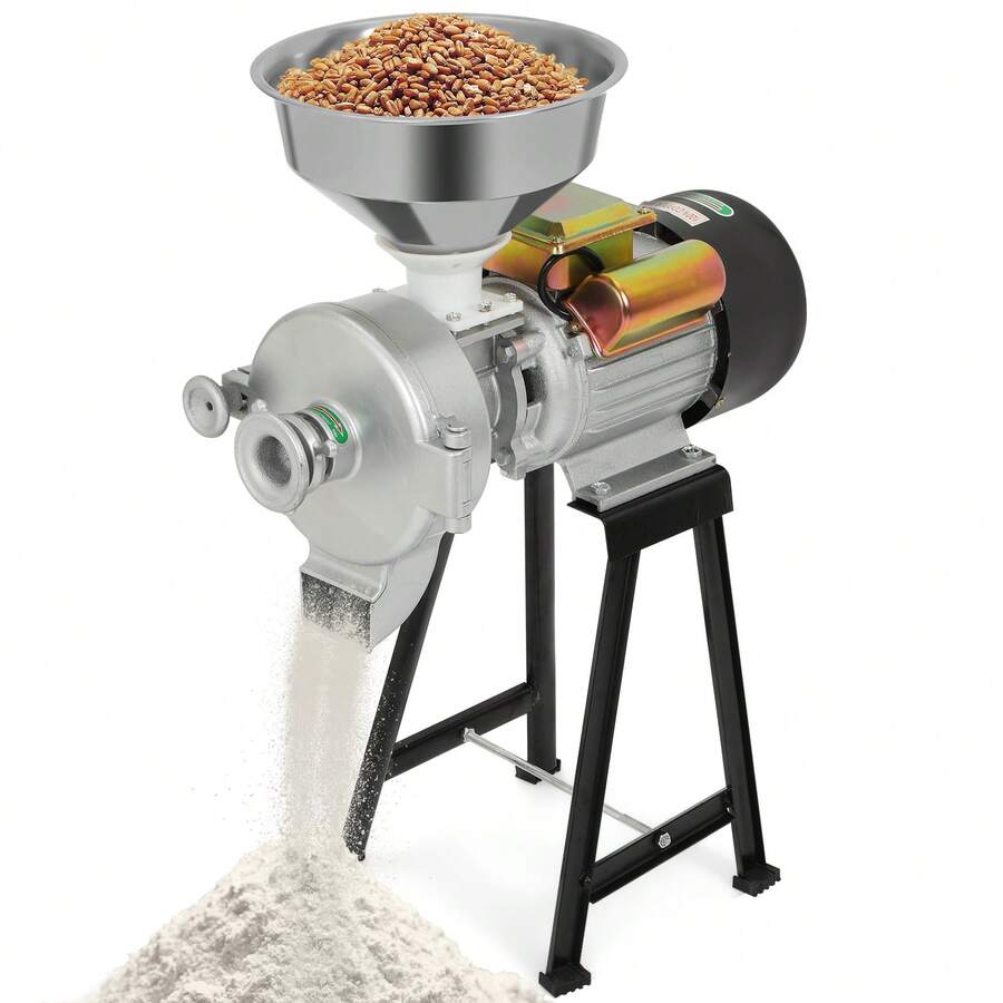 Molinillo de granos eléctrico de 3000 W, para maíz, harina de trigo, cereales, húmedo y seco,Molino Eléctrico Granos, Maíz, Trigo, Harina Húmedo Y Seco - Tipo de Enchufe B USA (110-127V) - Ver 1