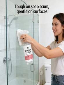 Branch Basics Fragrance-Free Bathroom Cleaner | Plant-Powered Stain Removal | No Harmful Chemicals | Safefor Sensitive Skin | Refillable Design | Ideal For Bathrooms, Tile & Grout,Home Products,Household Cleaning,Kitchen Cleaners,Stone Polishing And Cleaning Agents - 預設 - 查看 3
