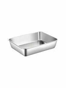 Bộ 1/2/4 hộp đựng thực phẩm bằng thép không gỉ, có nắp trong suốt, chống rò rỉ, xếp chồng được, bền chắc, thích hợp sử dụng trong nhà và ngoài trời, dùng để bảo quản thực phẩm, thịt, nông sản, dụng cụ nhà bếp, phụ kiện nấu nướng, dễ bảo quản và vệ sinh. - Xem 15