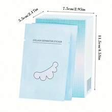 Bộ 2/10/20 miếng dán cách ly hình đám mây, dùng cho nối mi, băng dán mí mắt, miếng đệm mi không dệt protein, vật tư nối mi. - Nhiều màu - Xem 6