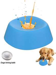 1pc/Set Slow Feeder Dog Bowl, Liquid Treat Bowl, Anti-Slip Interactive Ball, Bone Broth Licking Bowl, 3/4 Cup Yogurt Licking Toy, Suitable For Small, Medium And Large Dogs - 200ml - View 8