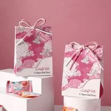 10个/包 婚礼派对礼品糖果盒，高端新款纸盒，纪念礼品盒，适用于各种节日和周年纪念日，手提纸盒 - 查看 9