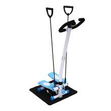 SENDERPICK Fitness Stepper Exercise Stepping Machine Fitness Stepper With Handlebars - Blue and White - View 5