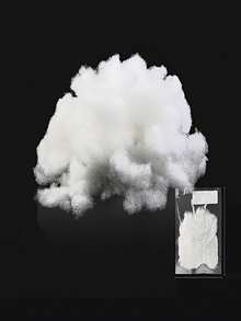 Bông nhồi polyester, màu trắng, thích hợp cho đồ thủ công, gối, đệm, đồ dùng may vá và đan móc, PP, gối trang trí, chất độn đồ thủ công mỹ nghệ. - w - Xem 6