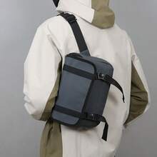 Casual Men's Shoulder Bag, Large Capacity Retro Messenger Bag, Crossbody Backpack - Multicolor - View 11