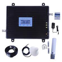 Amplificador de señal de teléfono móvil para el hogar con 900/1800/2100 MHz mejorado, amplificador de tres frecuencias para GSM DCS 2G/3G/4G y banda 1/3/8 - 1PC - Ver 1