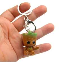 4个复仇者联盟格鲁特树人钥匙扣模型，5厘米 - 樹 - 查看 4