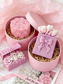 1 khuôn silicon hình trụ làm nến thơm hoa hồng, khuôn thạch cao tự làm bó hoa tulip, thích hợp làm quà tặng ngày Valentine, lễ Phục sinh, trang trí tiệc sinh nhật, tiệc cưới, trang trí nhà cửa và quà tặng ngày lễ/ngày của Mẹ. - A - Xem 5