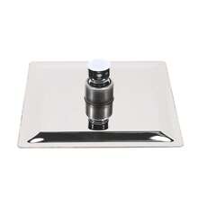 不锈钢雨淋式花洒，豪华现代浴室固定式顶喷花洒，角度可调，强劲高压水流 - 多尺寸 - 查看 5