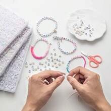 1000件套26字母手链饰品制作套装 - 白加彩字母套裝 - 查看 3