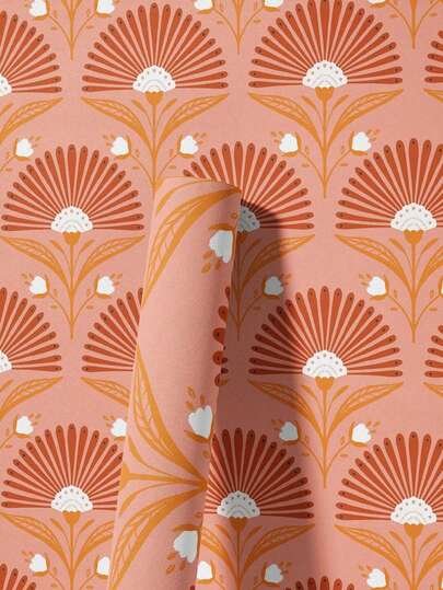 1 Cuộn Giấy Dán Tường Hoa Văn Hồng Ấm Cổ Điển, Tự Dán, Trang Trí Nhà Cửa, Nhãn Dán Tủ, Giấy Dán Tường Chống Thấm Nước Có Thể Tháo Rời Cho Phòng Khách Và Phòng Ngủ, Trang Trí Tường, Kích Thước 17.7 Inch * 6.5/9.8 Feet, Nhãn Dán Trang Trí Nhà Cửa, Tấm Dán Tường Bóc Tách, Giấy Dán Tường, Giấy Dán Tường, Vật Dụng Trang Trí Mùa Xuân Làm Mới Ngôi Nhà Của Bạn, Nhãn Dán Trang Trí Rama Quà Tặng Sinh Nhật Tốt Nghiệp