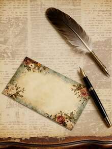 100张/50张复古花卉空白贺卡，适用于婚礼/生日/派对感谢卡、空白卡片、感谢卡、空白贺卡、DIY卡片、口袋卡、情人节/感恩节、适合向客户/老师/同事/家人表达谢意、礼品包装标签、礼品装饰卡、礼品标签、婚礼专用、独特单品、婚礼及伴娘用品、任何场合的卡片、钱包卡、名片、白色卡片、教师节礼物 - 彩色 - 查看 5