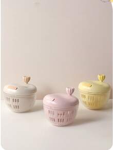 1Pc Kitchen Vegetable Dehydrator - Fruit Washing & Draining Bowl Multi-Functional Manual Dehydration Tool - One Size - View 11