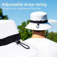 Outfly Breathable Bucket Hat, Quick-Dry Fabric, Adjustable Design, Suitable For Outdoor Sports, Travel, Fishing, Daily And Leisure - Multicolor - View 6