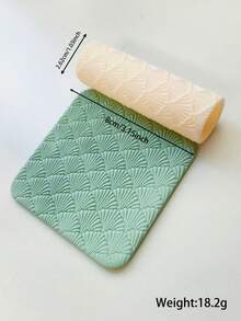 High Precision Pottery Textured Rolling Pin - Durable Plastic Handcraft Mold, Suitable For DIY Jewelry Making And Art Design, Soft Clay Texture Tool With Fine Patterns, Ideal For Unique Handmade, Decorative Earrings | Textured Craft Surface, Jewelry Making Supplies - Texture Roller - View 24