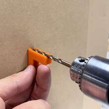 Drill Guide Rail | Vertical Square Positioning Device With V-Groove Design | More Wear-Resistant Than Round Rails, Plastic Material, Battery-Free - A - View 2