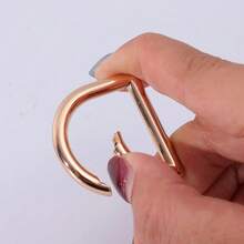 6个弹簧D形环扣，适用于包带、D形环腰带、钥匙链、缝纫腰带 - 6個裝(每個顏色各2個) - 查看 4