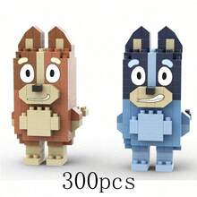 DOBBLE 300片积木宾果卡通人物微型水钻小颗粒组装DIY积木玩具礼品 - 彩色 - 查看 6