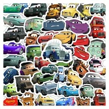 Disney 58張汽車貼紙、汽車貼紙、汽車貼紙、汽車派對禮物、汽車卡通貼紙、防水貼紙、貼紙，可用於書籍、日記、手機殼、筆記型電腦、平板電腦、水瓶，適合作為節日、生日禮物或獎勵貼紙、禮物裝飾 - 彩色 - 查看 11