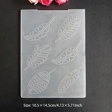 Molde de plástico 2D con relieve, plantilla para hacer álbumes de recortes, tarjetas, tablero de estampado transparente, adecuado para manualidades de álbumes hechos a mano, tarjetas DIY, flores, mariposas, plumas, ballenas, birretes de graduación, Día de la Madre - 2D - Ver 9