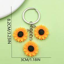 Aesthetic Bumble Bee Honeycomb Sunflower Keyring Fashion Enamel Flower Honey Jar Keychain For Women Girls Bag Charm Pendant Accessories Cute Backpack Decor Lanyard Car Key Holder Jewelry Gift For Bee Lovers Gardeners Teachers Bestie Sister Daughter Birthday Anniversary Christmas Stocking Stuffer Mother Day Present Gold Plated Alloy Metal Dainty Pearl Bee Charm Vibrant Yellow Summer Vibe Jewelry Boho Style Floral Key Chain Unique Handbag Ornament Purse Decoration Clasp Small Gift Idea For Kids Teens Students Tiny Cute Charms Durable Lightweight High Quality Craftsmanship Non-Tarnish Gold Tone Shiny Enamel Finish Nature Inspired Accessory Sweet Honeybee Theme Jewelry Collection Party Favors Wedding Guest Gifts Back To School Accessory Graduation Gift For Her Romantic Floral Bee Jewelry Fancy Key Organizer For House Keys Office Keys Wallet Charm Decorative Piece High Grade Texture Gift Box Choice - LS296-8.4g - View 22