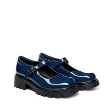 Women's Mary Jane Platform Shoes Closed Toe Chunky Block Low Heel Cute Vacation Shoes Back To School Shoes College Student Shoes - Màu xanh hải quân - Xem 6