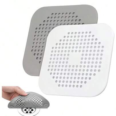 5pcs Anti-Clogging Silicone Drain Filter - Hair Catcher For Sink, Bathtub & Shower, With Odor Removal, Easy To Clean, Durable Bathroom Accessory, 1/3/5pcs