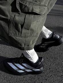 adidas Adizero Evo SL ATR 貼合舒適跑步鞋男款 - 黑銀 - 查看 2