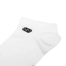 Skechers 3双装男女通用耐穿短款运动袜，新品上市 - 白色/灰色/藍色 - 查看 3