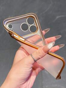 适用于 17 Pro Max 的超薄磨砂手机壳，新款 17 英寸电镀磨砂精准开孔摄像头，15 Pro Max 全包防摔保护壳，Air，女士 - 無色 - 查看 4