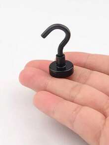 Super Magnetic Hook - Heavy Duty, Wall Mounted, Metal, Painted Finish, Kitchen, Home, Cruise, Office, Garage - Magnetic Hooks - View 5