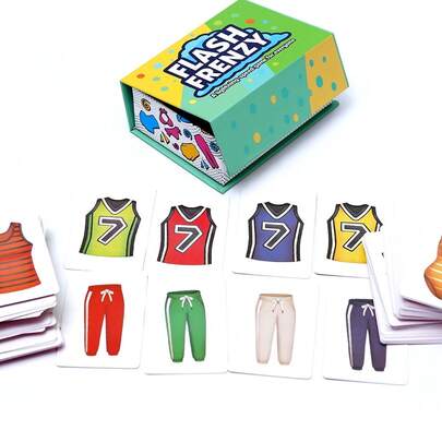 Flash Frenzy: Lightning-Speed Party Game For All Ages | Fast-Paced Reaction & Speed Challenge For Family Game Nights, Friends & Gatherings | Easy Rules, Quick 10–15 Min Rounds | Ideal For Parties, Game Night & Social Events | Perfect Gift For Speed Game Fans