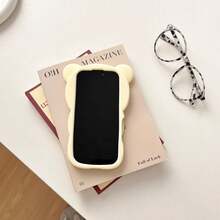 For 16 15 14 13 12 11 Pro Max Plus Xs XR 6 7 8 Plus Gentle Glasses Rilakkuma Bear Silicone Soft Cover Caseldeal Holiday Present 15 Case Exquisite  Case Custom Phone Case Holiday Limited Edition Fall 1 Hot Selling Item 16 Case 17 Pro Max Easter Clear Phone CaseNew Year Special Offer 16 Case - QSX-黃色 - 查看 5