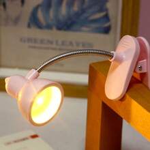 Creative LED Mini Clip Desk Lamp, Desktop Decoration Mini Desk Lamp, Surprise Gifts For Friends, Unique Creative Book Lamp, Dormitory Night Light Mini Book Clip Lamp, Warm Light Eye Protection Small Desk Lamp, Dormitory Bedroom Reading Light Eye Protection Warm Light Lamp, Portable Book Clip Lamp - Clip-on Table Lamp - View 7