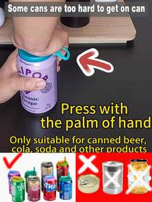 4件/1件 4色碳酸飲料罐蓋附吸管，食品保鮮蓋，適用於氣泡飲與罐裝飲料/廚房收納與整理/保鮮蓋/節日必需品/廚房/旅行必需品/露營/婚禮 - 彩色 - 查看 7