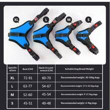 Langxingcs Pet Cat Dog Leash Set With Escape-Proof Adjustable Harness, Reflective Safety Strap And Collar, Soft Breathable Mesh Material - Hot Pink - View 5