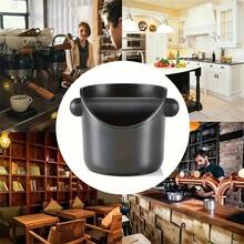 SOKANY 1pc Black Non-Slip Coffee Grinder, Slanted Splash-Proof Design, Detachable Grinding Rod, ABS Material, Non-Slip Rubber Pad, Compact Space-Saving, Can Grind About 8-10 Servings Of Coffee Powder, Coffee Tool, Cafe Accessory - Other - View 4