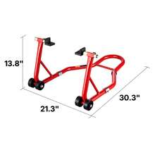 Gato de coche - Rot Hinterrad 850 lbs 13,8 Zoll - Ver 10