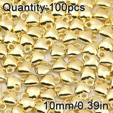 100颗心形吊坠，CCB隔珠，用于DIY项链、手链、耳环等珠宝制作 - diy - 查看 9