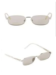 Prada Men's Large Square Frame, Black Acetate Frame, Luxurious Designer Style, Perfect For Summer Beach And Street Fashion. - Black - View 7