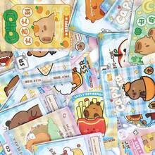 25 unidades de cards aleatórios da série Capivara, cards brilhantes e fofos de golfinhos, tema anime, 5 unidades por pacote, incluindo edição de colecionador, ideal para colecionadores de cards, lembrancinhas de festa, embalagem aleatória, perfeito para exibir em coleções, ótimo presente para fãs de capivaras (vários estilos) - Multicolorido - Ver 3