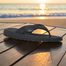 Women's Orthopedic Flip-Flops, Black, Anatomical, Non-Slip, Comfortable - 黑色融合 - 查看 9