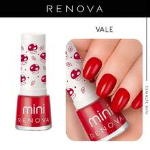 Renova Mini Vale Nail Polishes 7.7ml - Dark Red - View 1