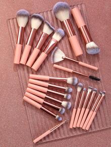 21pcs Makeup Brush Sets Premium Synthetic Hair Eyeshadow Blending Brush Sets Cosmetics Tools - Multicolor - View 4