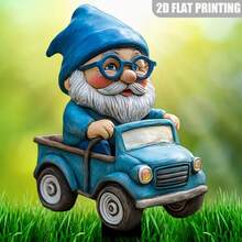 1/2个亚克力小矮人花园插牌，适用于花盆、草坪、露台和后院，完美的乔迁礼物，2D - 卡通 - 查看 4