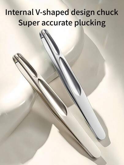 1pc Professional Eyebrow Tweezers - Precise Removal Of Facial Hair, Ingrown Hair And Stubble, Pointed Tip Facial Hair Removal Tool, Suitable For Makeup, Home Decor, Vanity, Travel, Bedroom, Makeup Accessories, Tweezers, Affordable, Christmas Gift, Cosmetics, Makeup Tools, Inexpensive Items, Gifts, Women's Gifts, Christmas Gifts, Freebies, Travel, Cheap Goods, Travel Essentials