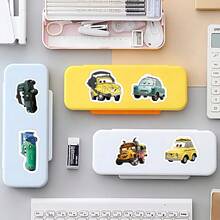 Disney 58張汽車貼紙、汽車貼紙、汽車貼紙、汽車派對禮物、汽車卡通貼紙、防水貼紙、貼紙，可用於書籍、日記、手機殼、筆記型電腦、平板電腦、水瓶，適合作為節日、生日禮物或獎勵貼紙、禮物裝飾 - 彩色 - 查看 6