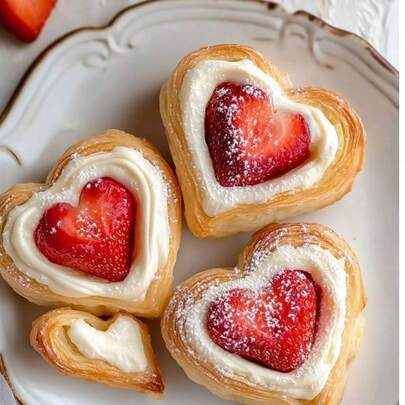 Bộ 3/6/12 khuôn bánh tart hình trái tim, khuôn bánh tart mini chống dính bằng thép không gỉ, thích hợp để làm mousse, bánh phô mai, bánh muffin và bánh ngọt.
