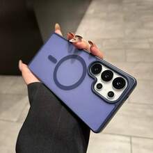 360°全方位保护透明磁吸手机壳，兼容三星S25 FE、A17、A07，支持无线充电，也适用于A56、A36、A26、A16、S25 Ultra，圣诞礼物 - 藍色 - 查看 5