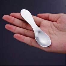 4 piezas Cucharitas mini de acero inoxidable 304 de 9cm, cucharitas para té/café, cucharitas pequeñas cuadradas/puntiagudas, aptas para uso doméstico, restaurante y hotel - Ver 3